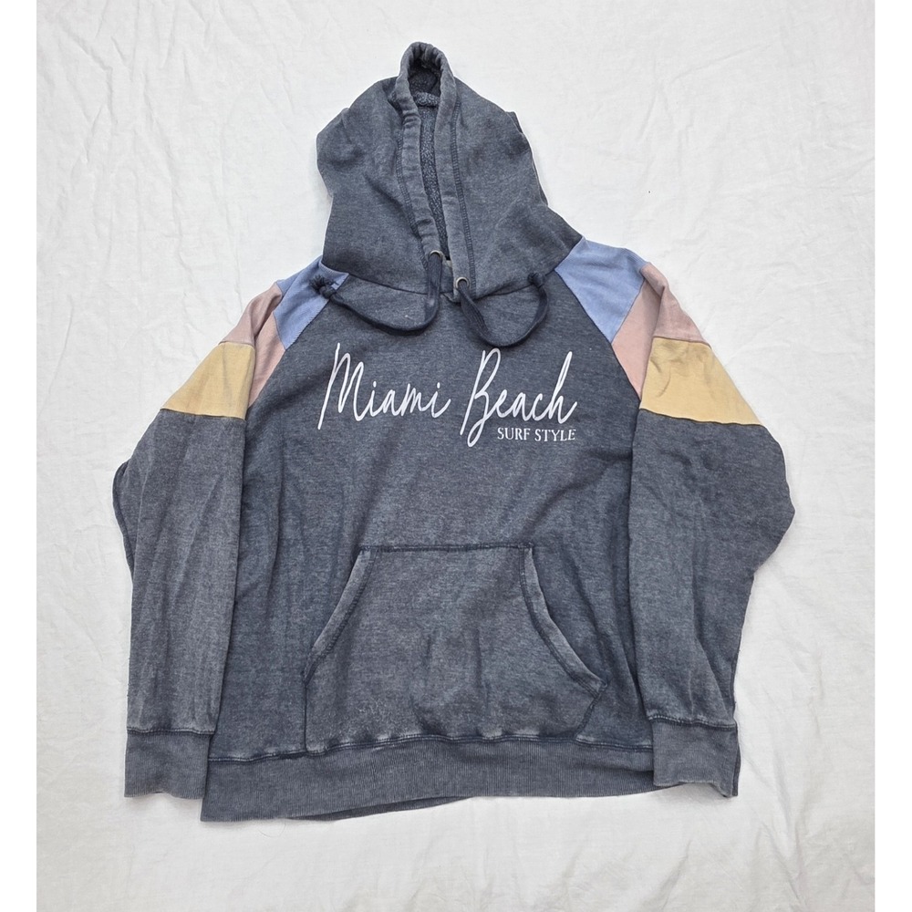 Ocean Drive Miami Beach Hoodie Sweatshirt Size‎ Large
